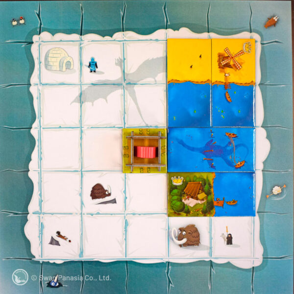 Domino's Kingdom Playerboard | Neuschwanstein Castle board game