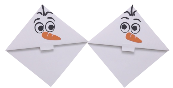 Paper Art - Modeling Corner Bookmark - Snow Treasure