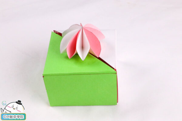 Paper art - flower gift box