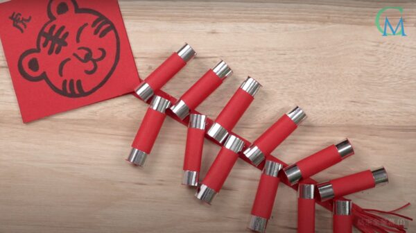 Paper art - Spring Festival firecrackers