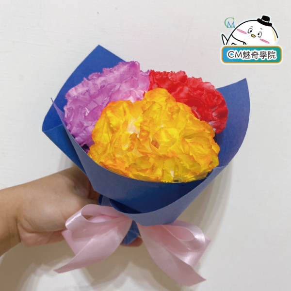 Paper art - carnation bouquet