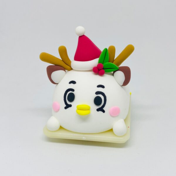 Light Clay - Christmas Cool Chicken Pull Back Car